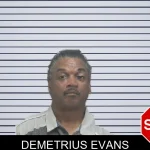 Demetrius Evans mugshot