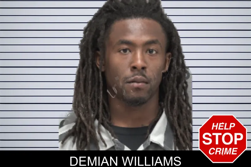 Demian Williams mugshot