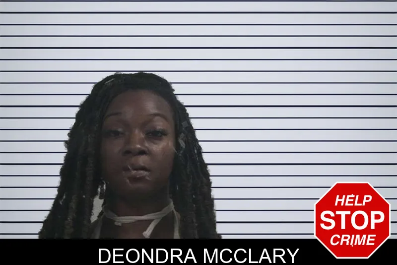 Deondra McClary mugshot