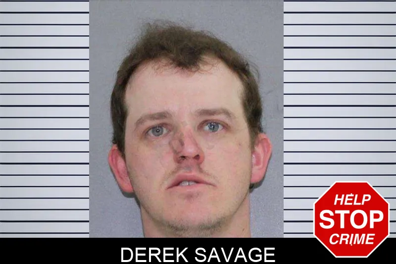Derek Savage mugshot