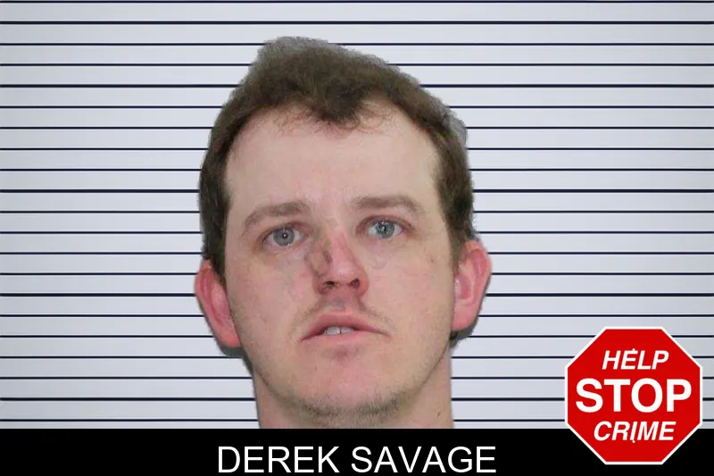 Derek Savage mugshot