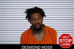 Desmond Moss mugshot