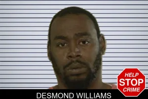 Desmond Williams mugshot