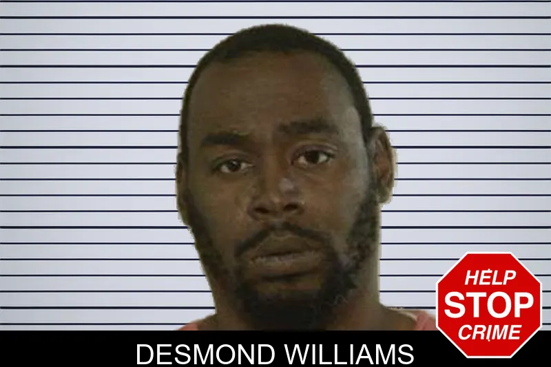Desmond Williams mugshot