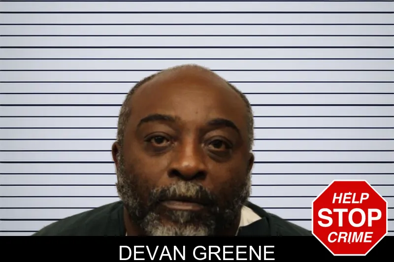Devan Greene mugshot