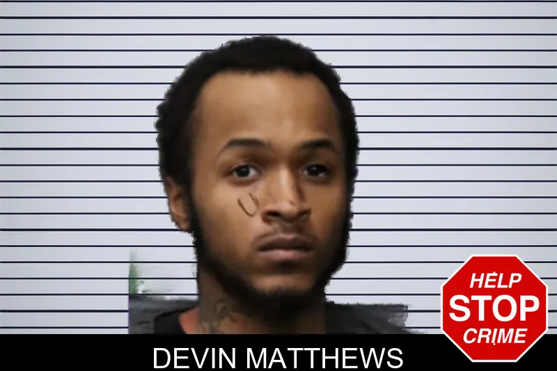 Devin Matthews mugshot