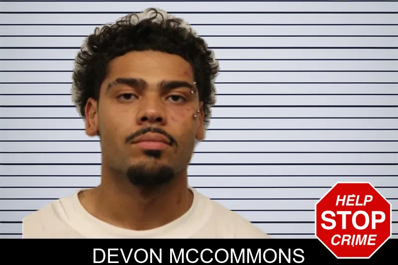 Devon McCommons mugshot