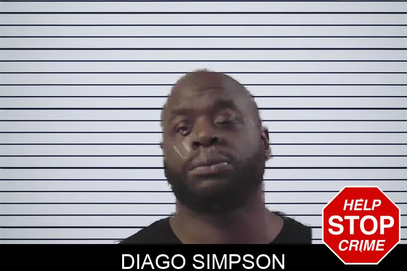 Diago Simpson mugshot – Jasper County , Georgia Diago Simpson mugshot