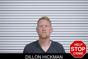 Dillon Hickman mugshot