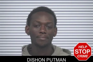 Dishon Putman mugshot