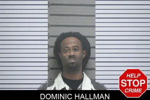 Dominic Hallman mugshot