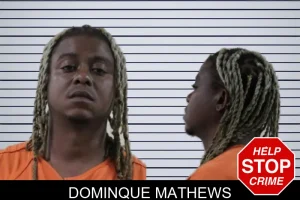 Dominque Mathews mugshot
