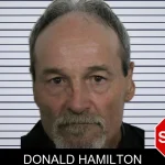 Donald Hamilton mugshot