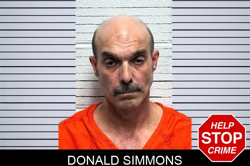 Donald Simmons mugshot