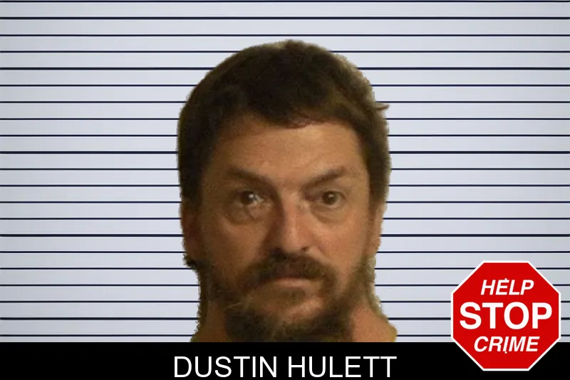 Dustin Hulett mugshot