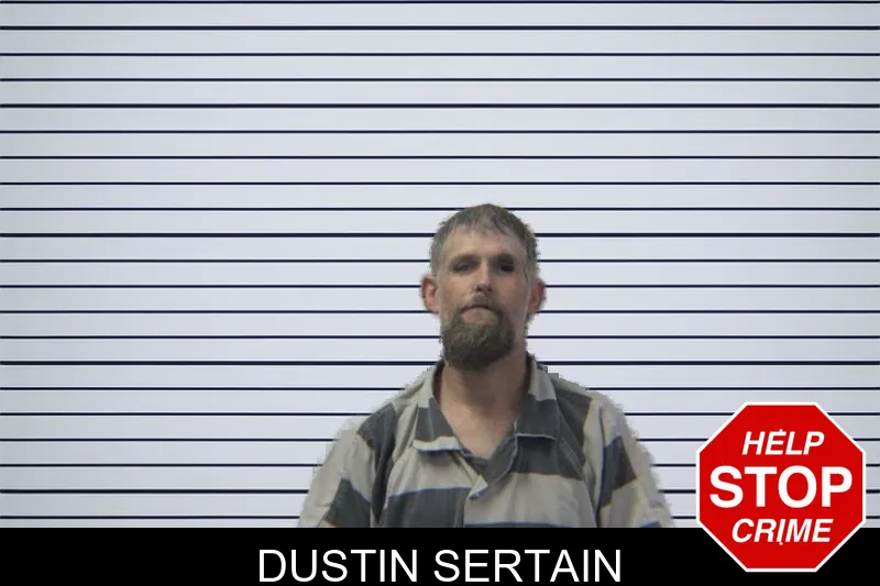 Dustin Sertain mugshot