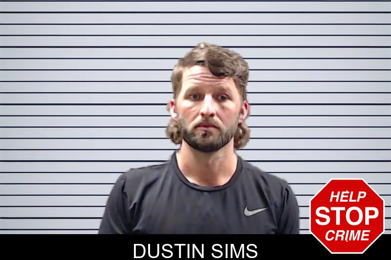 Dustin Sims mugshot