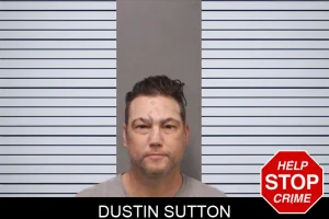 Dustin Sutton mugshot