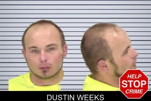 Dustin Weeks mugshot