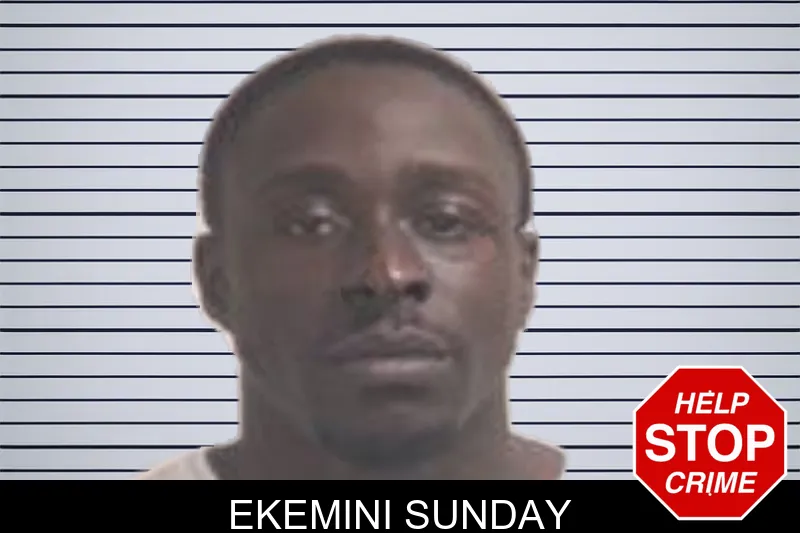 Ekemini Sunday mugshot