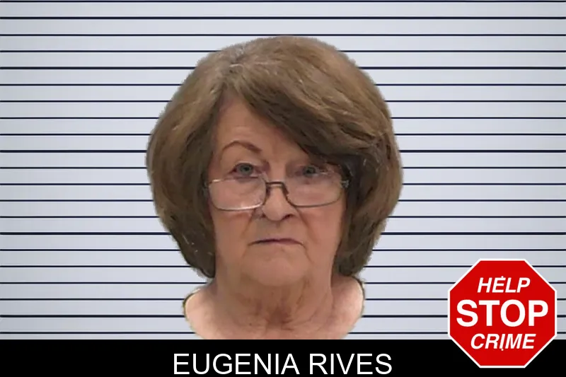 Eugenia Rives mugshot – Baldwin County , Georgia Eugenia Rives mugshot