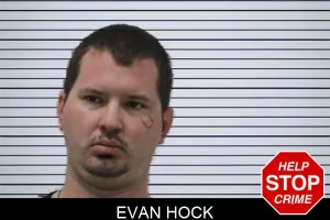 Evan Hock mugshot