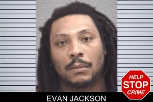 Evan Jackson mugshot
