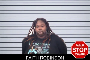 Faith Robinson mugshot