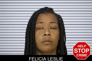 Felicia Leslie mugshot