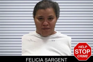 Felicia Sargent mugshot
