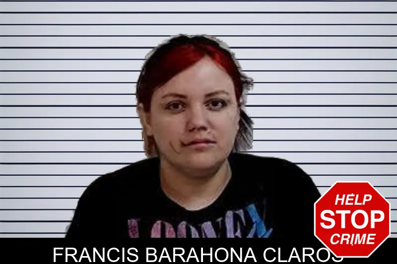 Francis Barahona Claros mugshot