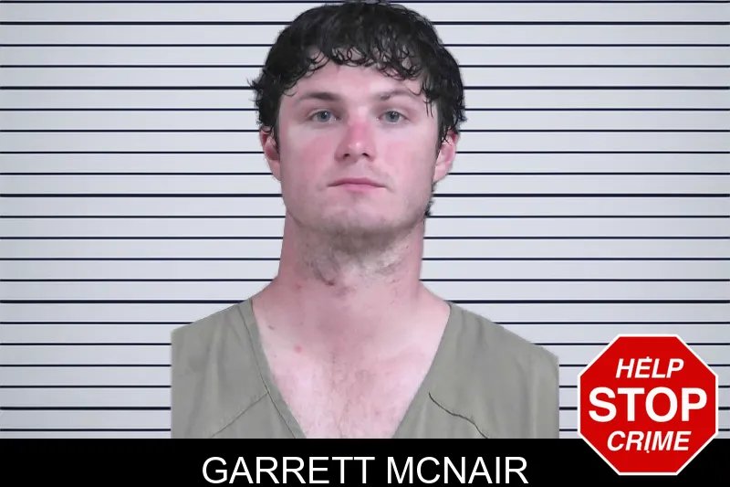Garrett McNair mugshot