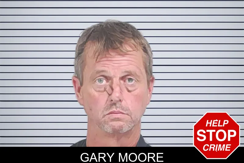 Gary Moore mugshot