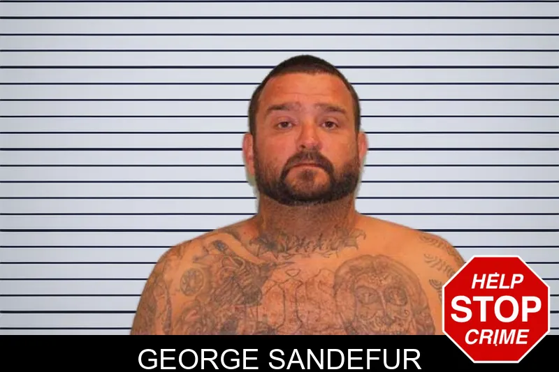 George Sandefur mugshot