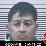 Geovanni Sanchez mugshot