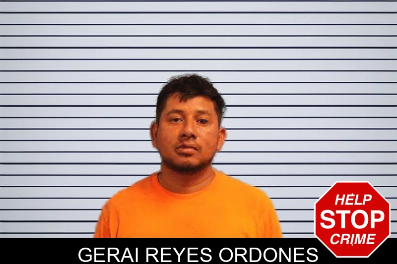 Gerai Reyes Ordones mugshot