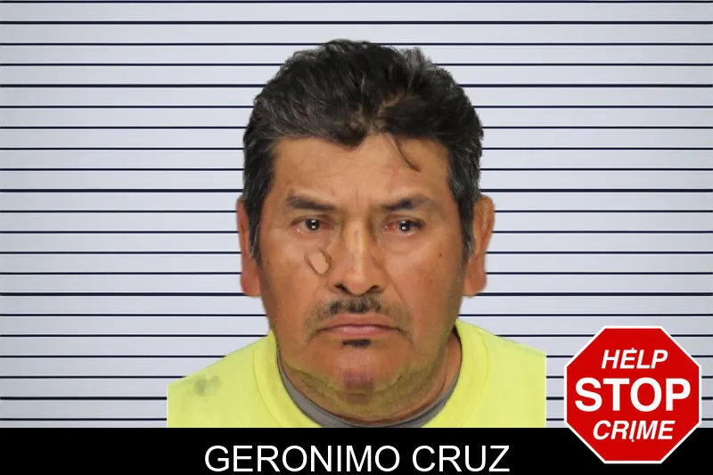 Geronimo Cruz mugshot