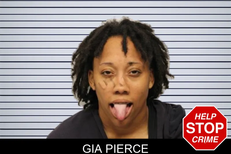 Gia Pierce mugshot
