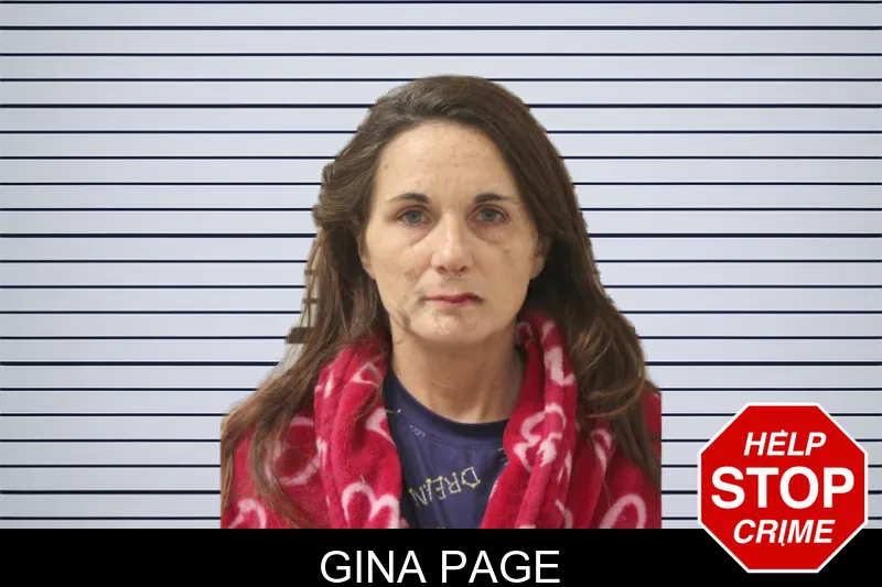 Gina Page mugshot