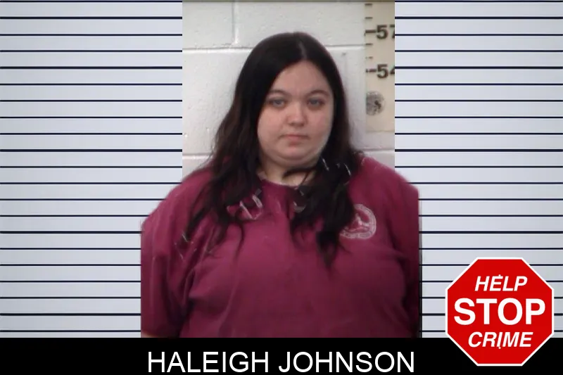 Haleigh Johnson mugshot
