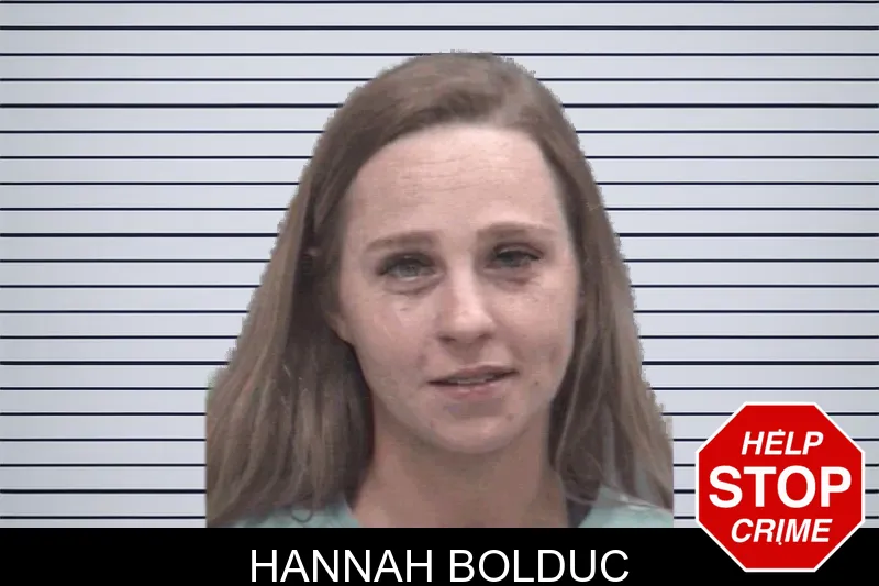 Hannah Bolduc mugshot