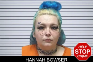 Hannah Bowser mugshot