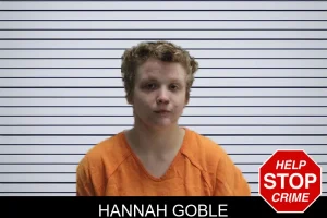 Hannah Goble mugshot