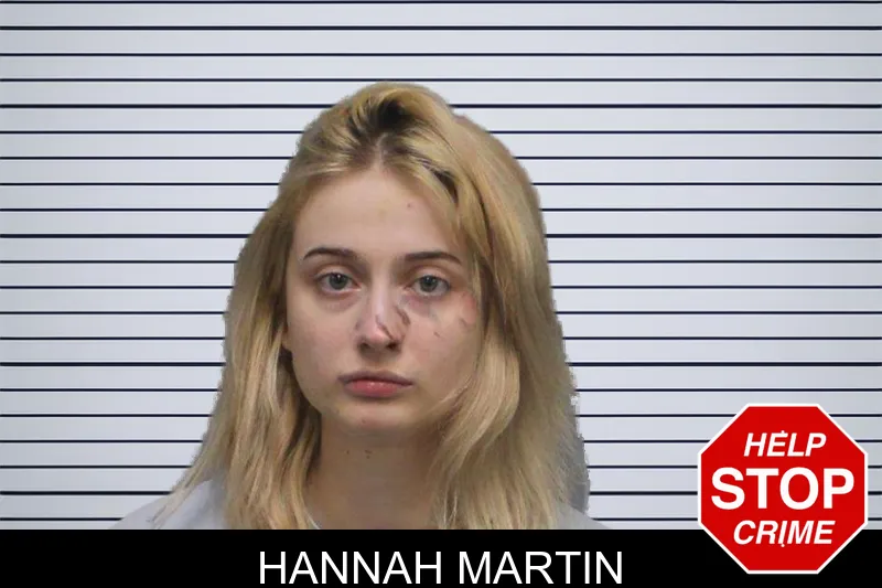 Hannah Martin mugshot