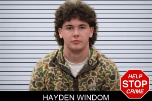 Hayden Windom mugshot