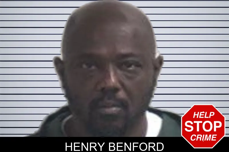 Henry Benford mugshot