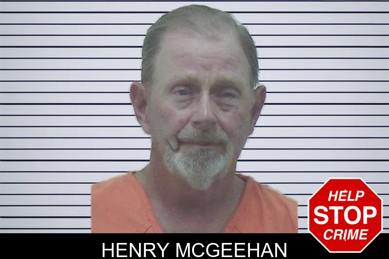 Henry McGeehan mugshot