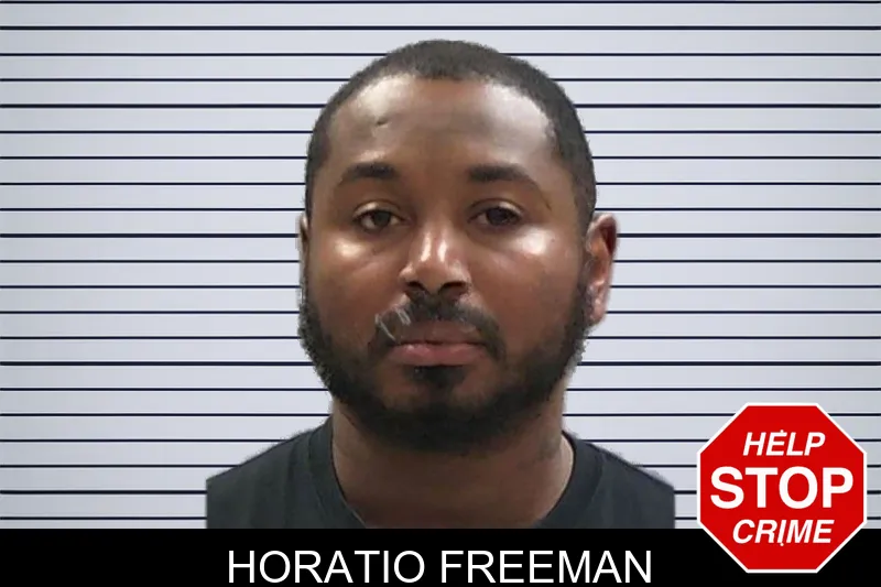 Horatio Freeman mugshot