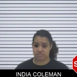 India Coleman mugshot