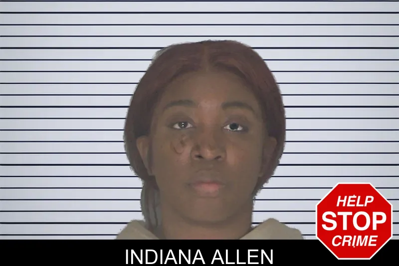 Indiana Allen mugshot